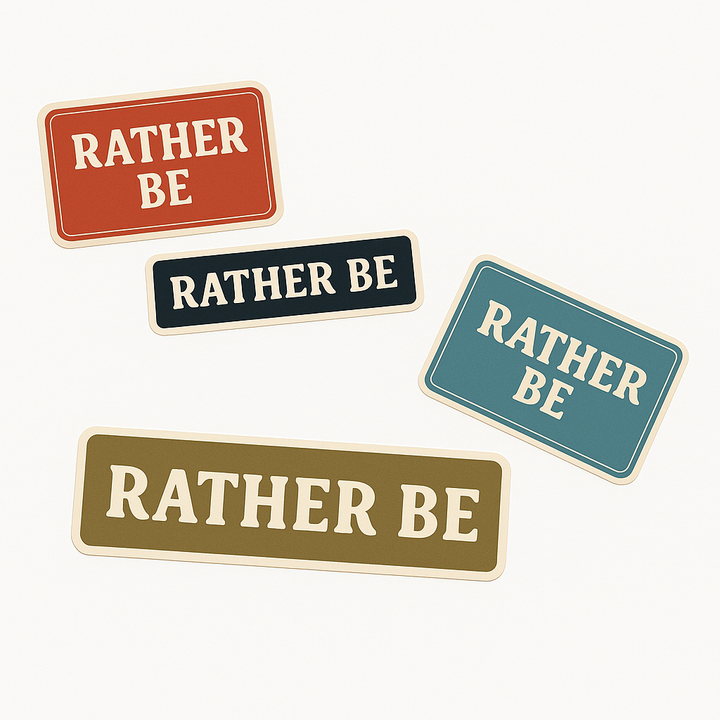 RATHER BE STATE PARK STICKERS