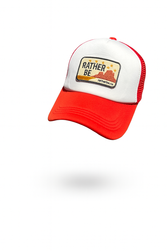 RATHER BE SEDONA TRUCKER HAT