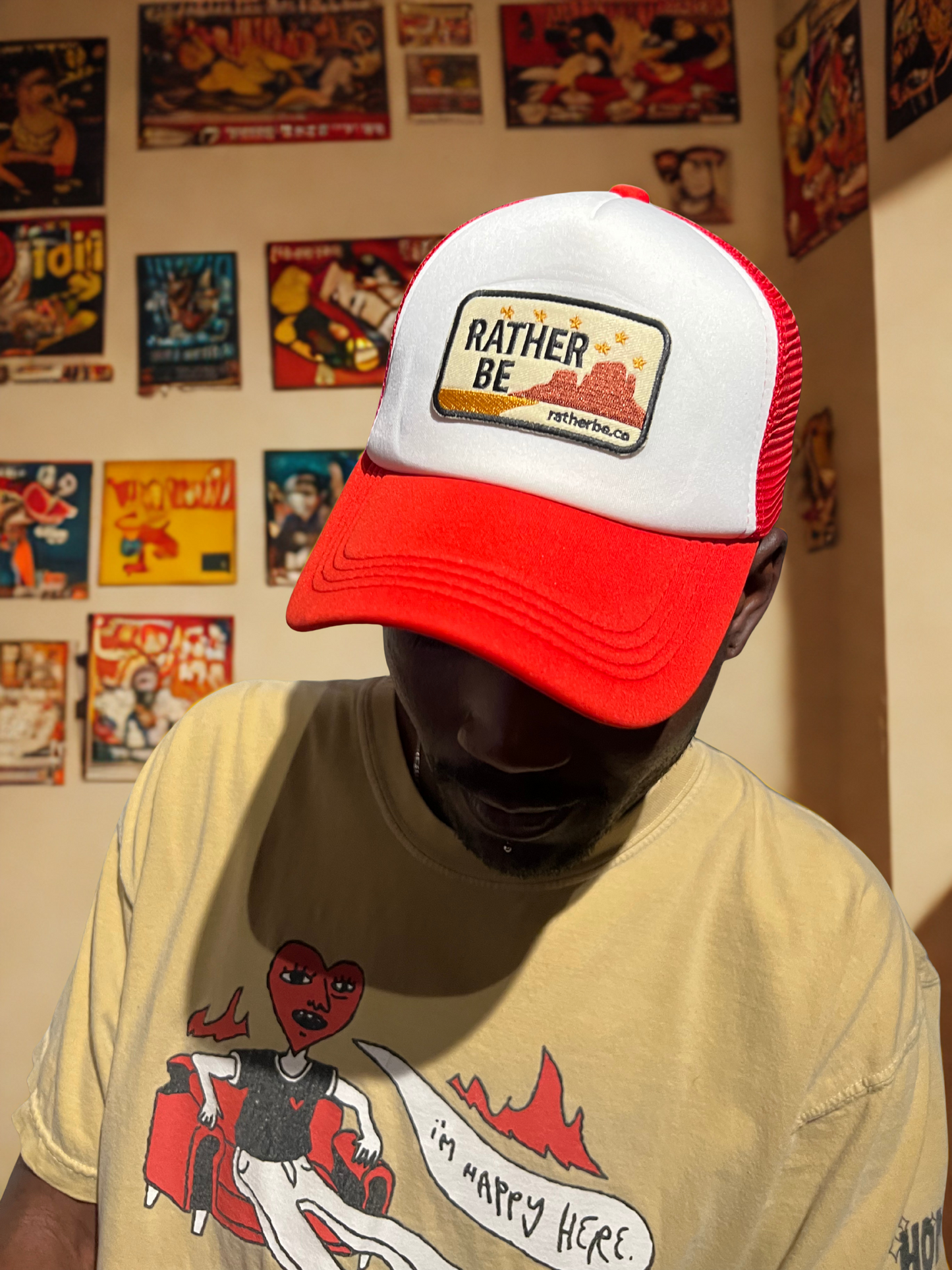 RATHER BE SEDONA TRUCKER HAT